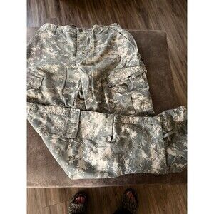 Military Issue Camp Pants Small Burn On Zipper Flap